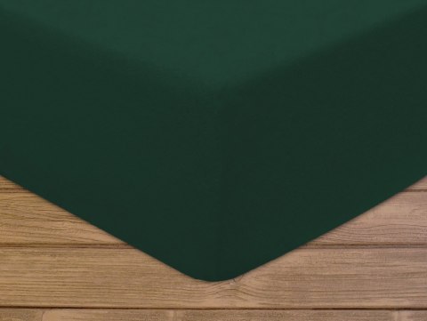 Prześcieradło frotte z gumką 90x200 cm kolor zieleń butelkowa Prześcieradło frotte z gumką 90x200 cm kolor zieleń butelkowa