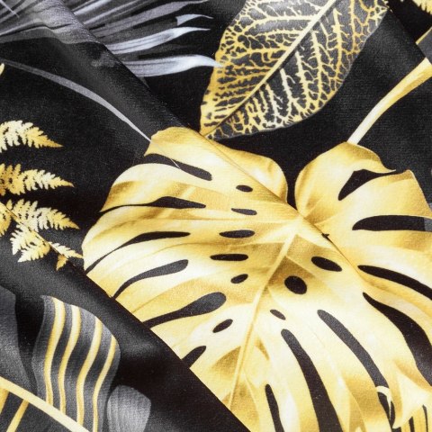 Zasłona welwetowa z nadrukiem BLER kolor CZA+MUS 140X270 TAŚMA