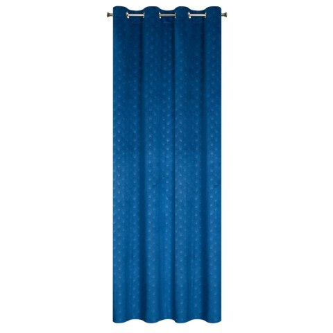 Zasłona gotowa JULIA 140x250 cm kolor granatowy