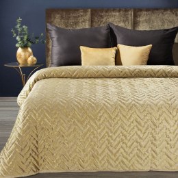 Narzuta na łóżko AGATA 1 170X210 kolor Beż + Złoty