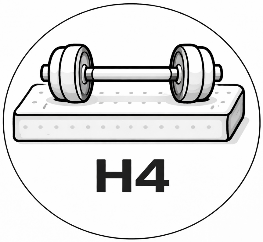 Materac do spania H4 bardzo twardy