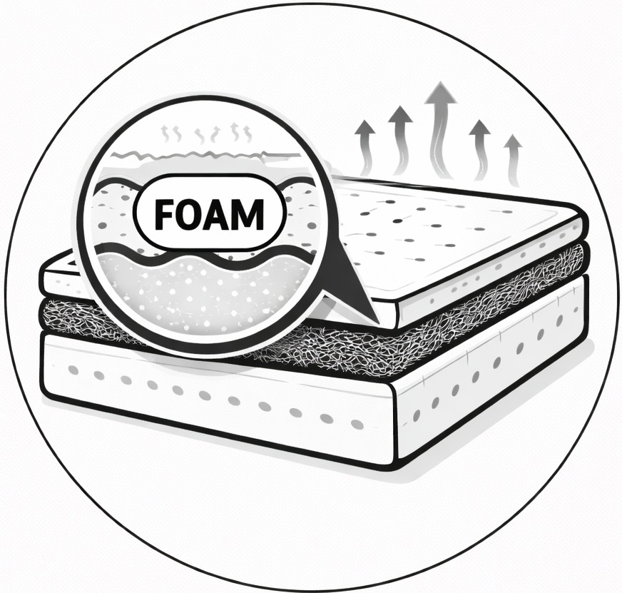 Top pianka wysokoelastyczna